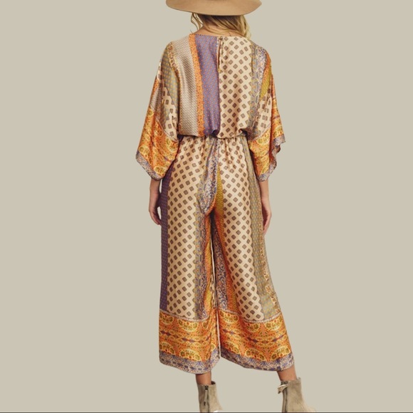 Multi print Jumpsuit - Picture 4 of 5